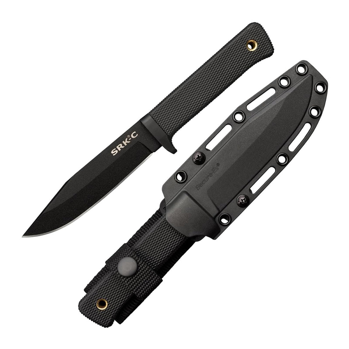 COLD STEEL SRK Compact 5" SK-5 Clip Point Razor-Sharp Blade 4.5" Durable Kray-Ex Handle Tactical