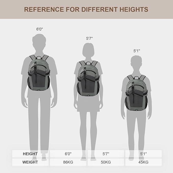 Small Hiking Backpack for Women Men 20L Lightweight Travel Backpack with Phone Pocket Waterproof