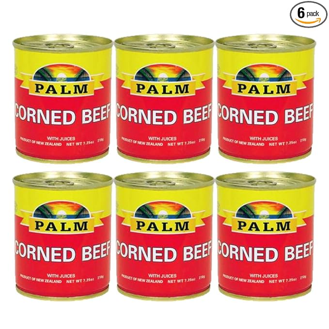 Palm Corned Beef with Juices 7.25oz (6 Pack)