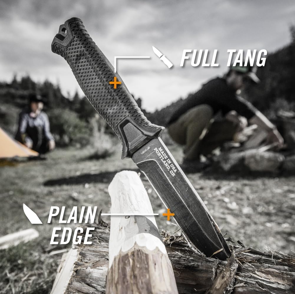 Gerber Gear StrongArm Fixed Blade Knife - Tactical Survival Knife for Camping & Hunting - Made in