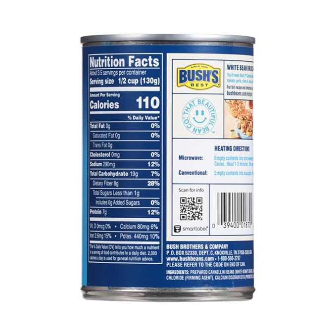 Bush's Best Baked Beans, Pinto Perfect Pair, 3 Pinto (16 Oz), 3 Cannellini (15.5 Oz), (Variety Pack)