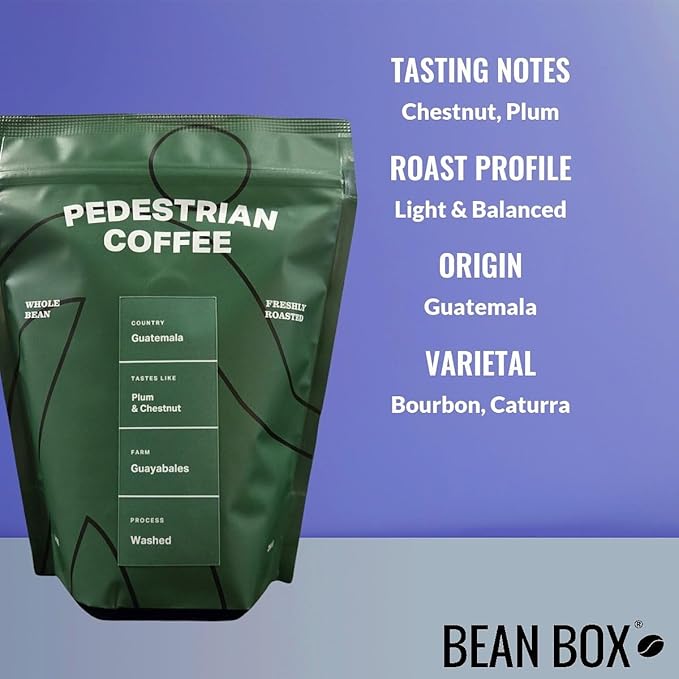 Bean Box Chicago Coffee Sampler, 2-Pack - Roasted by Pedestrian, Gourmet Arabica Coffee, Variety