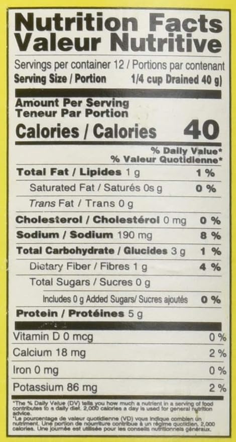 Ziyad Brand Premium Lupini Beans Snack, High Plant Protein, Keto, Mediterranean Diet, Non