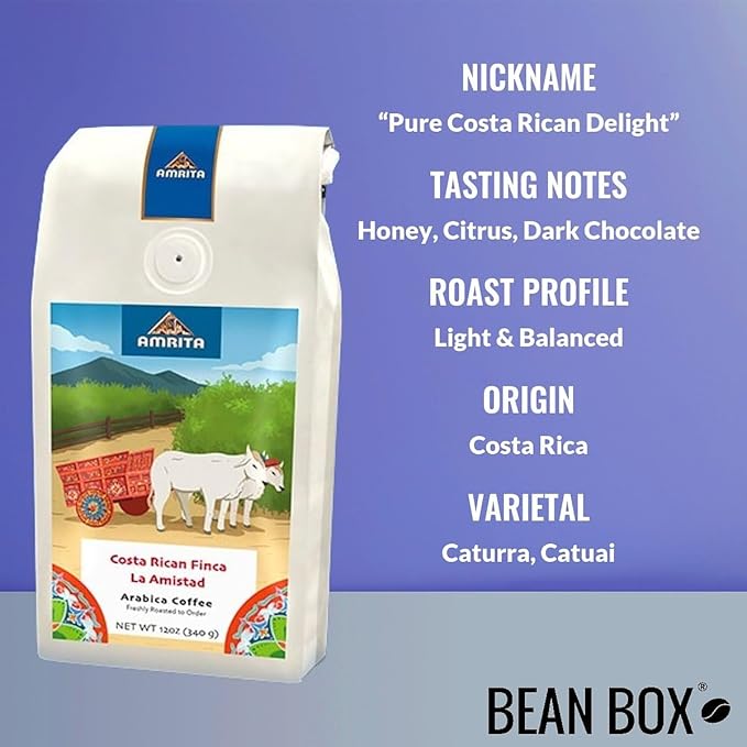 Bean Box Orlando Coffee Sampler, 2-Pack - Roasted by Amrita Certified Pure, Gourmet Arabica Coffee