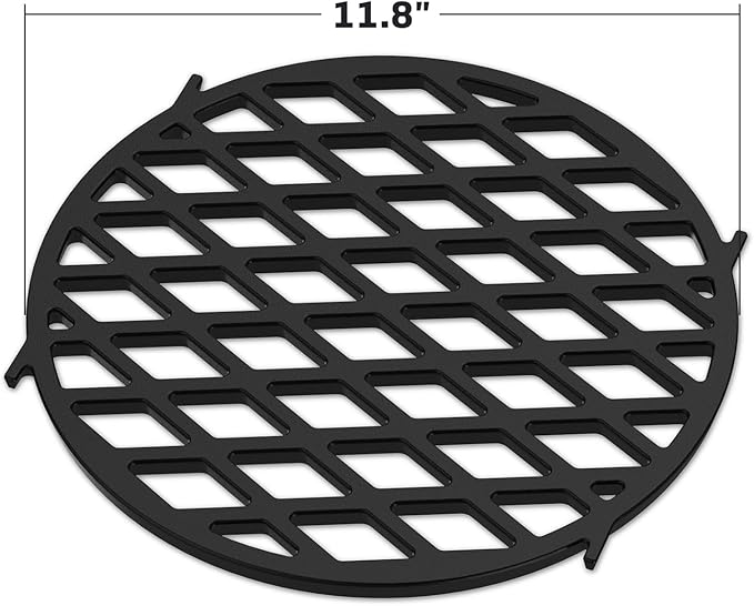 Charkettle Cast Iron Gourmet BBQ System 11.8 Inch Sear Grate Replacement for 8834, Thick