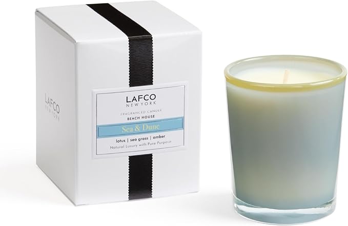 LAFCO New York Votive Candle, Sea & Dune - 1.9 oz - 20-Hour Burn Time - Reusable Glass Vessel