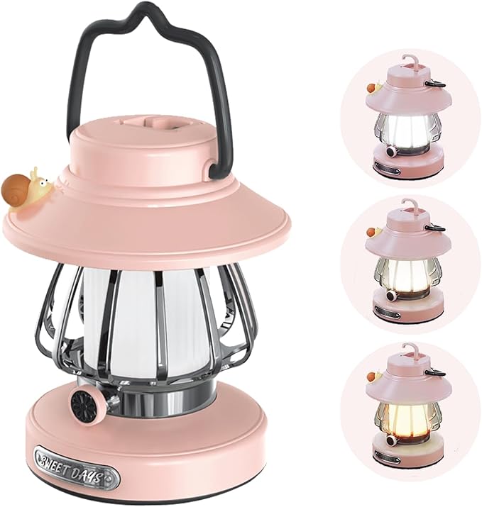 Camping Lantern for Kid Toddler Flashlight with Soft Light & Eye Protection Indoor Outdoor Hanging