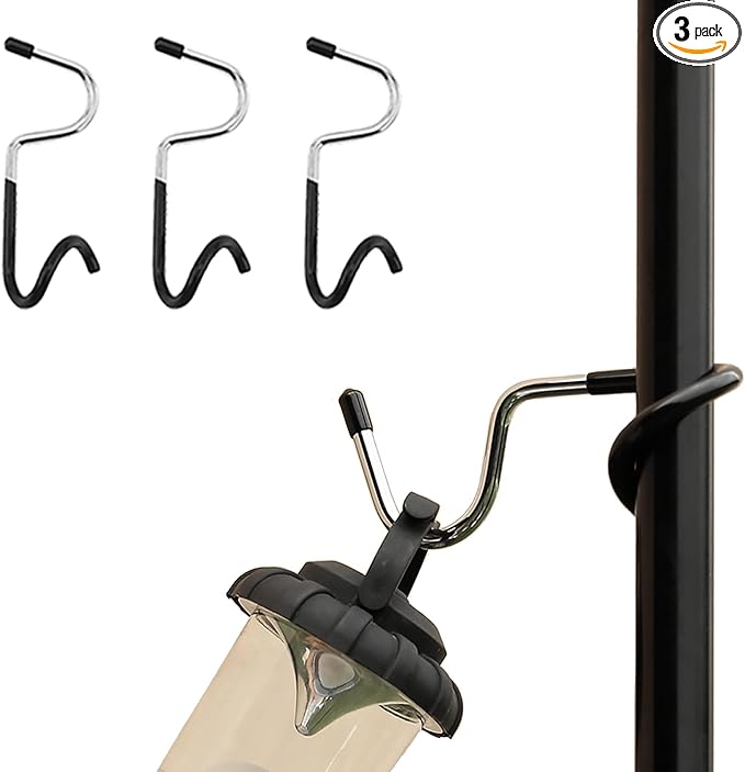 Outdoor Lighting Hooks for Camping Tent lamp Hanger, Bird feeders, Garden Lights, trinkets ; Sturdy