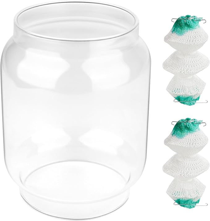 Clear Lantern Globe Compatible with Coleman Northstar Lanterns 2000/2500 2000-043C (Transparent)