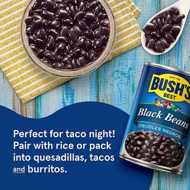 Black Beans, 15 Ounce Can, 6 Pack (15 Ounce 6 Pk (2 Box))