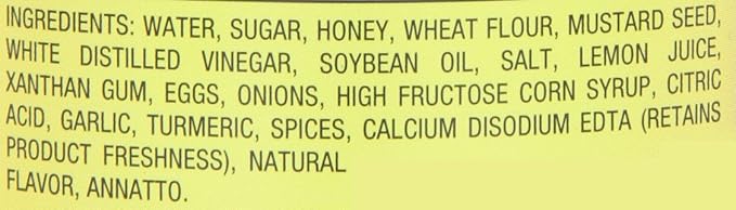 Beaver Sweet Honey Mustard, 13 Ounce Squeeze Bottle (Pack of 6)