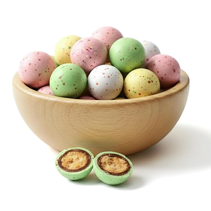 NY Spice Shop Speckled Chocolate Malt Balls Party Decorations - 1 Pound Malted Milk Balls Candy