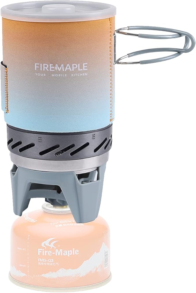Fire-Maple "Fixed Star 1" Personal Cooking System | Pot/Jet Burner Stove System with Electric