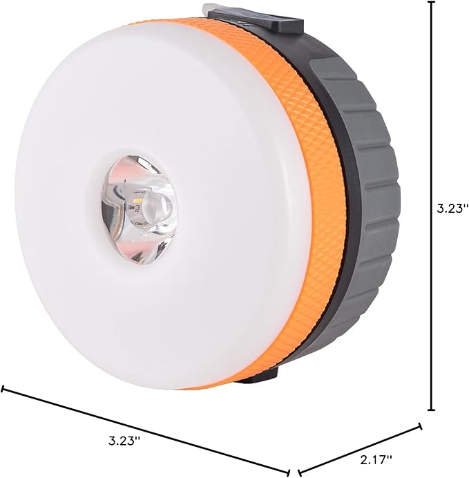 LIT-PaTH LED Camping Lantern, Rechargeable Light with Magnet Base, 2200 mAh, Survival Kit for