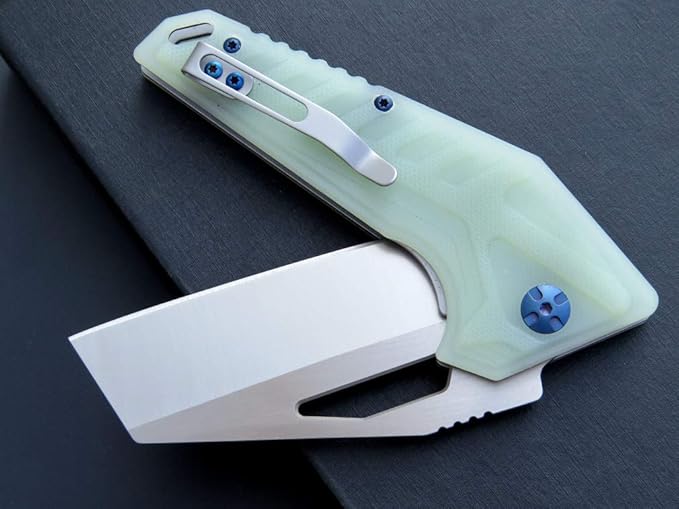 Eafengrow EF933 Pocket Folding Knife EDC D2 Steel Blade Knives G10 Handle Pocket Clip EDC Knife