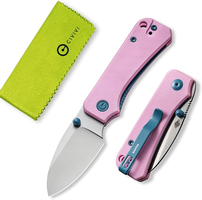 CIVIVI Small Pocket Knife for EDC, Ben Petersen Folding Knife Baby Banter with 2.34" Nitro-V Blade