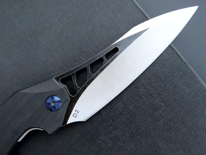 Eafengrow EF226 Folding Knives D2 Steel Blade and G10 Handle Knife Outdoor Camping Hiking EDC Tools
