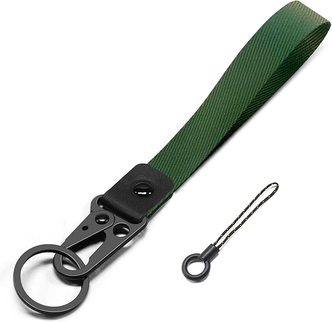 ABLAZE Wrist lanyard Keychain, Key Lanyard Holder Wrist Strap for Men Women (Atrovirens)