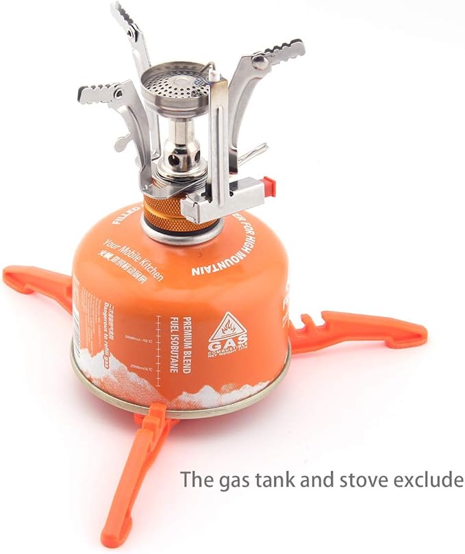 Fuel Can Stabilizer Canister Stand Gas Tank Bracket Stove Standard Bottle Shelf Tripod Folding
