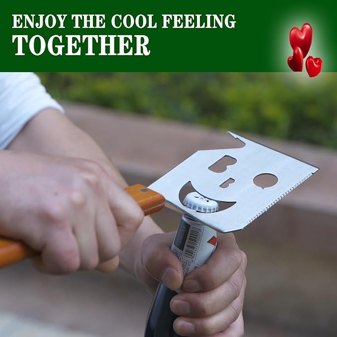 BBQ Gift for Men Dad Husband, Fathers Day Birthday Gifts, 7 in 1 Grill Spatula, Fun BBQ