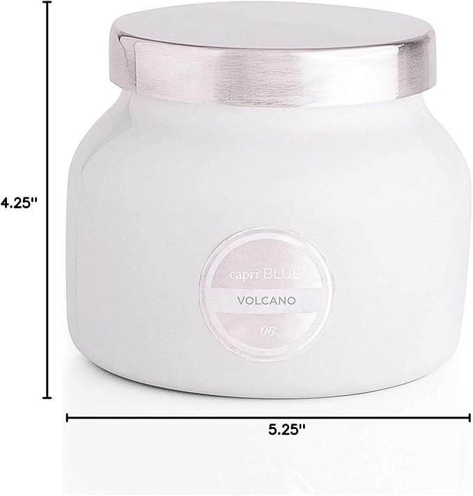 Capri Blue Volcano Scented Candles - Luxury Glass Jar Candles for Home Scented with Tropical Fruit
