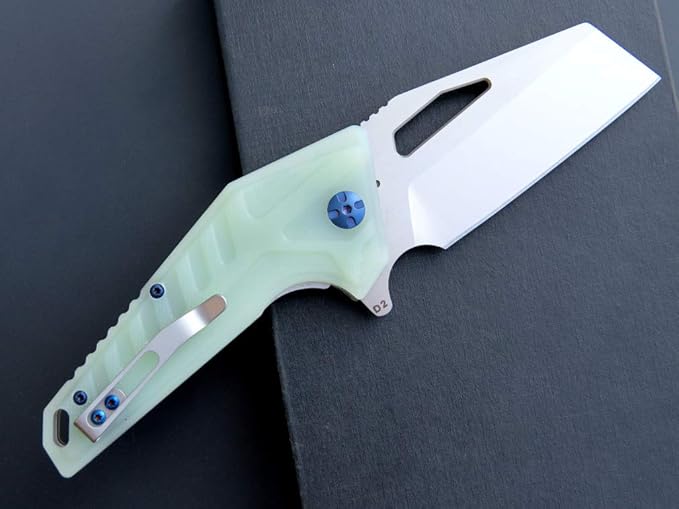 Eafengrow EF933 Pocket Folding Knife EDC D2 Steel Blade Knives G10 Handle Pocket Clip EDC Knife