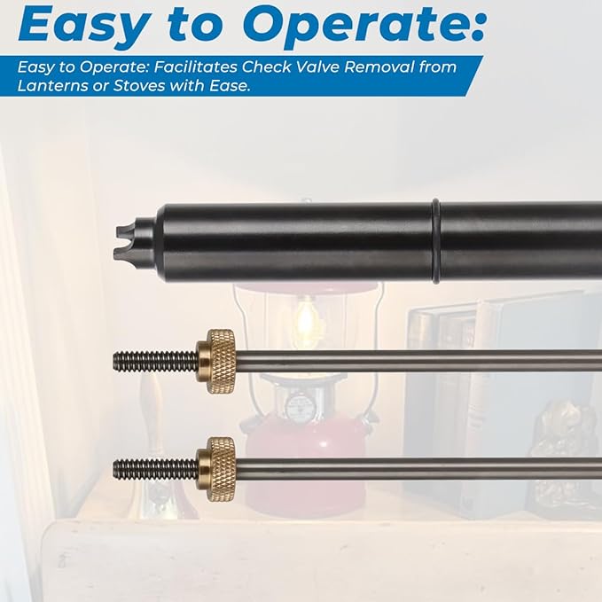 Upgraded Stove Lantern Check Valve Removal Professional Tool - Fits for The Vaporization Lamp