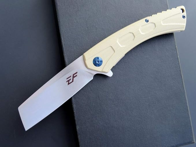 Eafengrow EF931 Pocket Knife D2 Steel Blade Outdoor Tool Knives G10 Handle Pocket Clip EDC Reliable