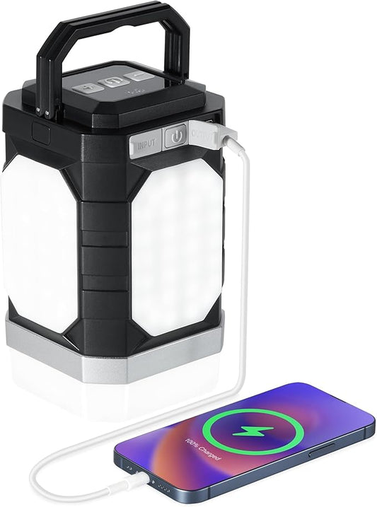 Sinvitron Camping Lantern Rechargeable??0,000mAh Portable Camping Lights, QC3.0 Fast Charging,1000