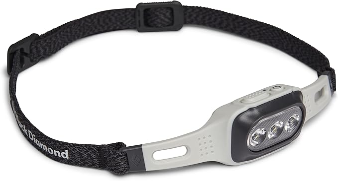 BLACK DIAMOND Deploy Rechargeable Running Headlamp, 325 Lumen IPX4 Water Resistant Light, Alloy