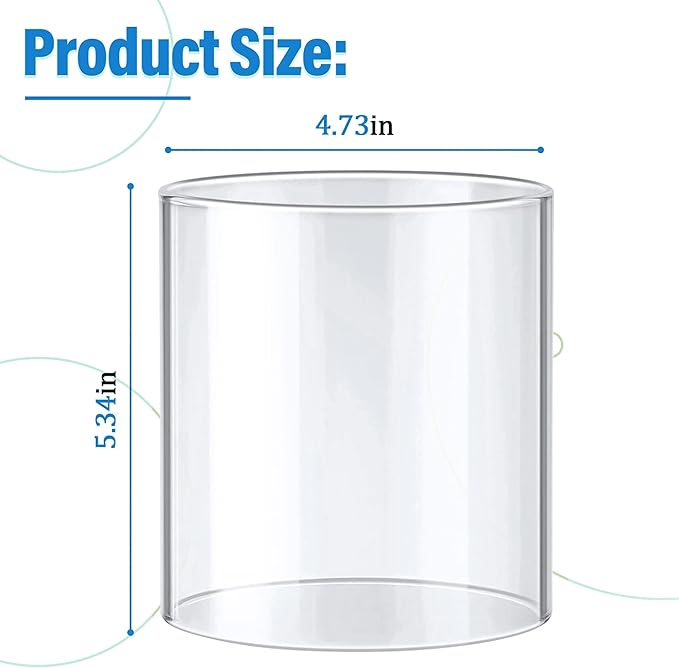 10 Pcs Propane Lantern Mantles with Glass Globe Replacement – Compatible with Coleman Fueled