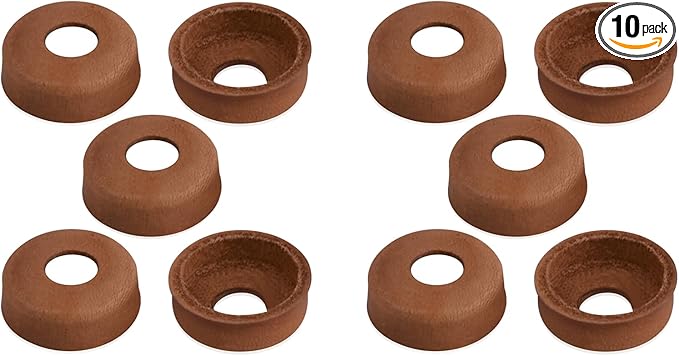 10Pcs Leather Pump Cups Compatible with Coleman lanterns and stoves (Fits for models 220 200 242