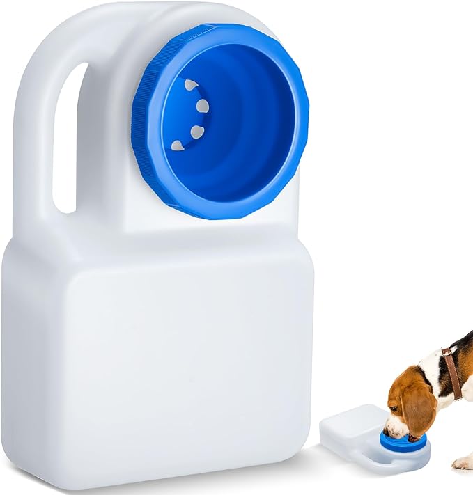 1 Pcs 3 Quart Dog Travel Water Bowl Portable Pet No Spill Water Bowl for Pet Dispenser for Small