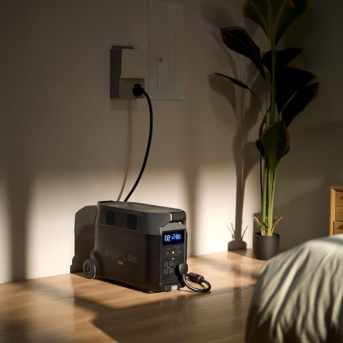 EF ECOFLOW Solar Generator 120V/3.6KWh DELTA Pro with 400W Portable Solar Panel, 23% High