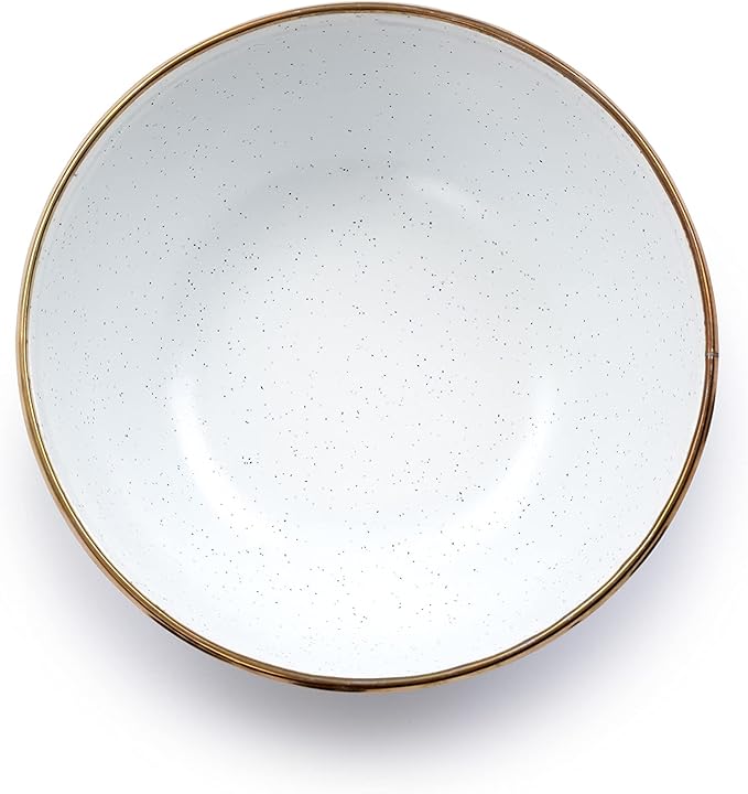 Barebones Enamel Bowl Set - Dish Set of 2 Bowls - Enamelware Set for Camping and Everyday Use