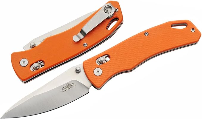 Rite Edge Premium 4.25" Moss G10 Rolling Lock (RLS) Folding Knife ??Stainless Steel Blade, Green