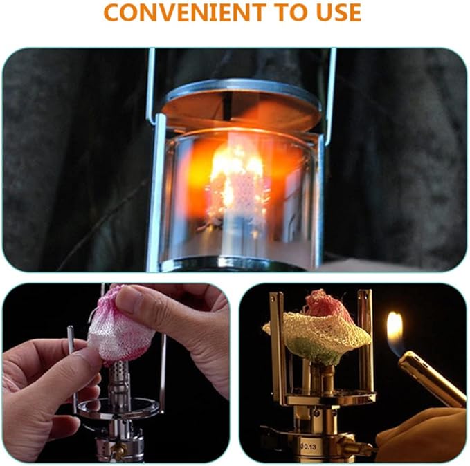 Sewroro Outdoor Lantern 12pcs Propane Lantern Mantles Gas Lamp Mantles Camping Hiking Kerosene Lamp