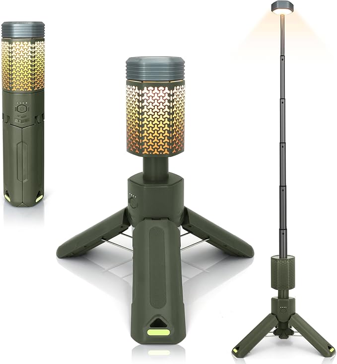 Telescopic Camping Lights,Portable Camping Lantern with Storage Bag,10500mAh Rechargeable Outdoor
