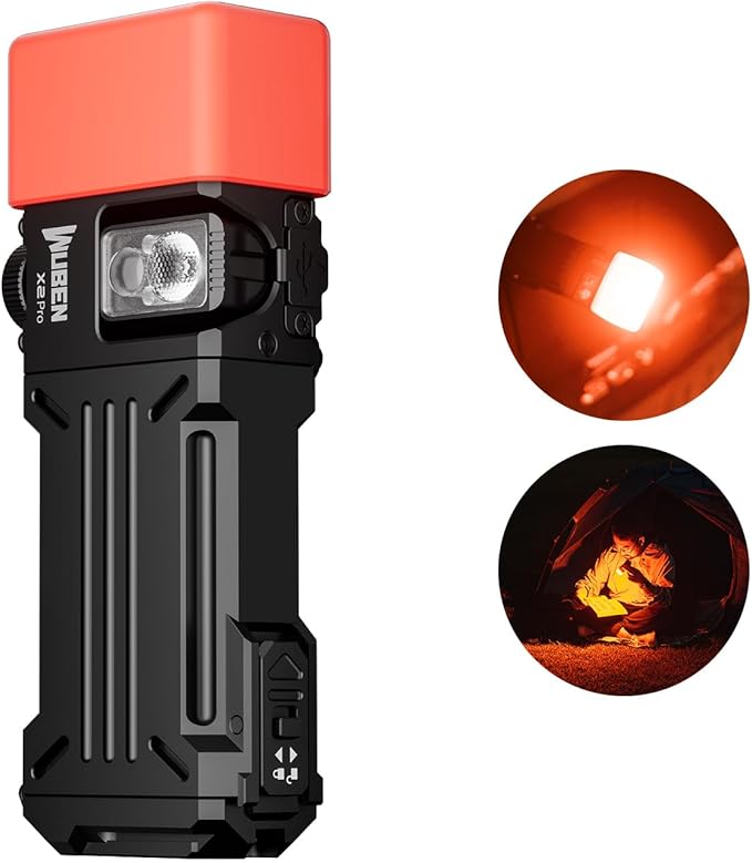WUBEN AC3 Flashlight Diffuser Durable, Lamp Caps for X2Pro/X4 Flashlight, for Camping, Emergencies