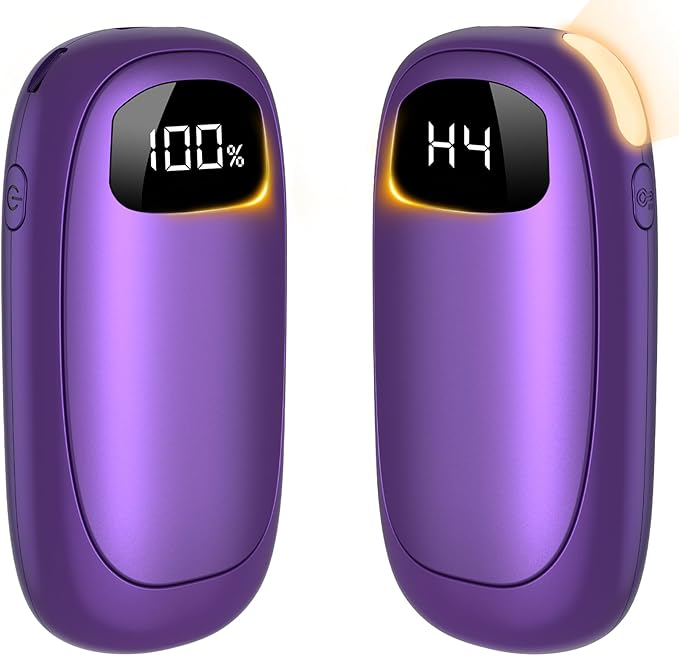 Hand Warmers Rechargeable - Electric Hand Warmers, Max 20 Hrs Warmth 4 Levels Heat Up to 131??
