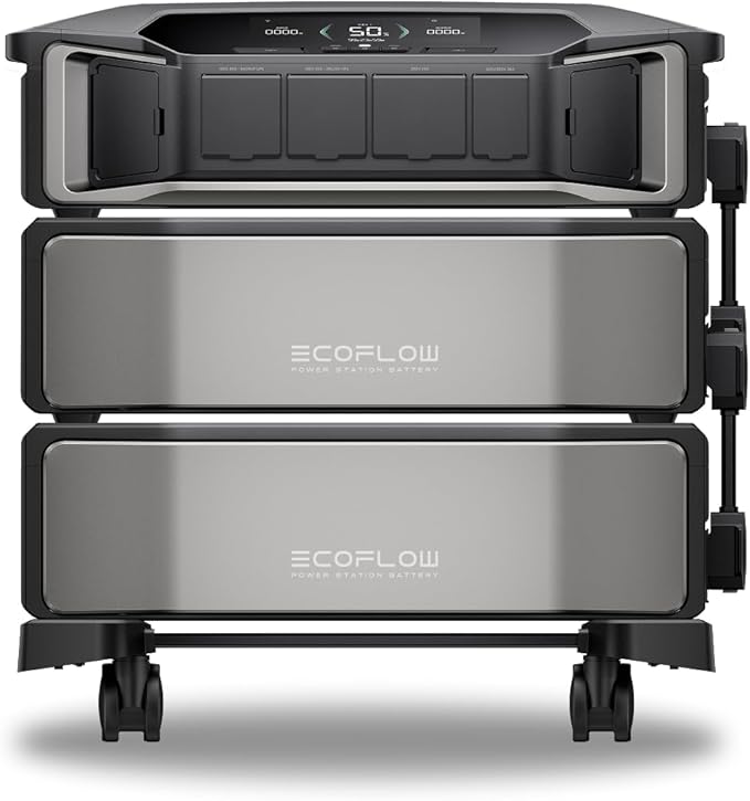 EF ECOFLOW 12kWh Power Station: DELTA Pro Ultra with Extra Battery, 120/240V 7200W AC Output