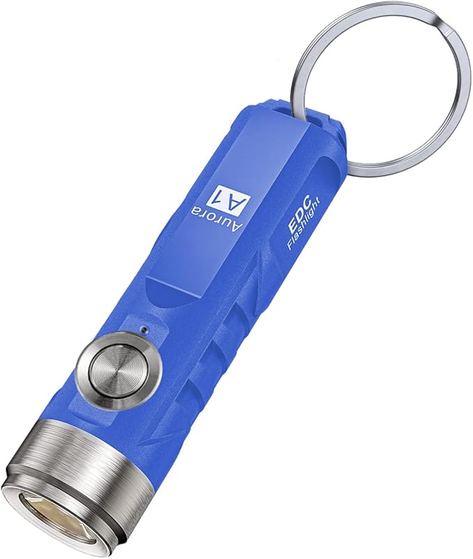 RovyVon Aurora A1 G4 USB C Rechargeable Mini Flashlight, Small Bright Keychain Flashlight 650 High