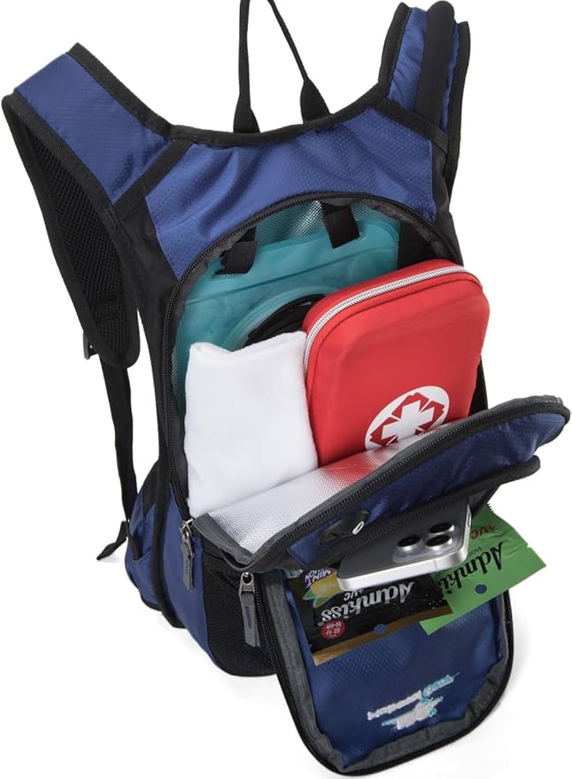 15L Insulated Hydration Backpack Pack with 2L Water Bladder Lightweight Hiking Backpack Bag for