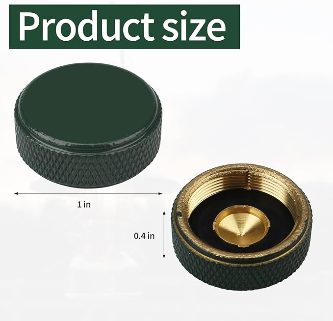 Filler Cap Lantern, Compatible with Replacement Parts for Coleman Lanterns and Stoves – Brass