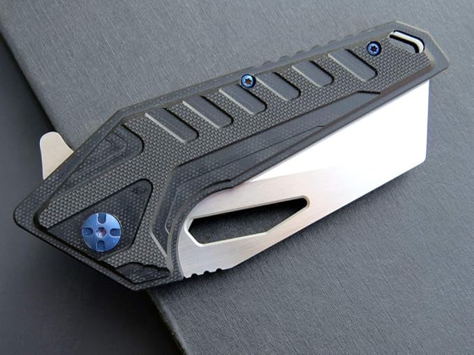 Eafengrow EF933 Pocket Folding Knife EDC D2 Steel Blade Knives G10 Handle Pocket Clip EDC Knife