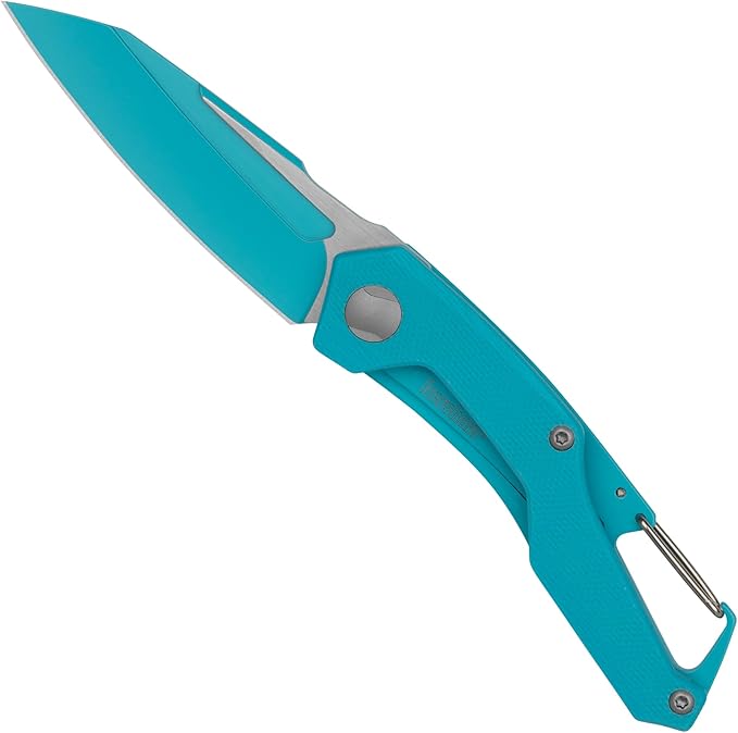 Kershaw Reverb Pocket Knife, 2.5-in. 8Cr13MoV Manual Open Blade, Lightweight, Outdoor Knife for
