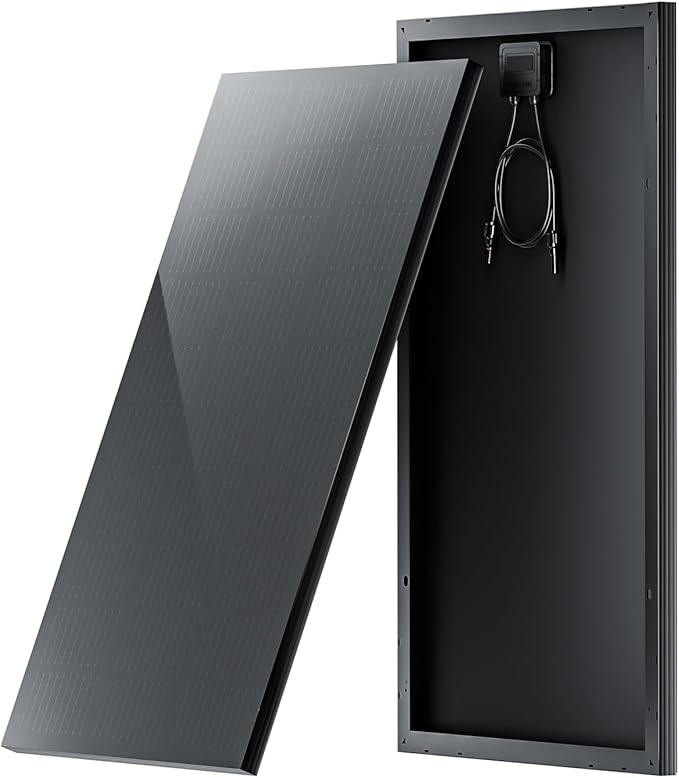 STAR 100W Solar Panels, 12/24V Monocrystalline Solar Panel, High-Efficiency Full-Screen Design