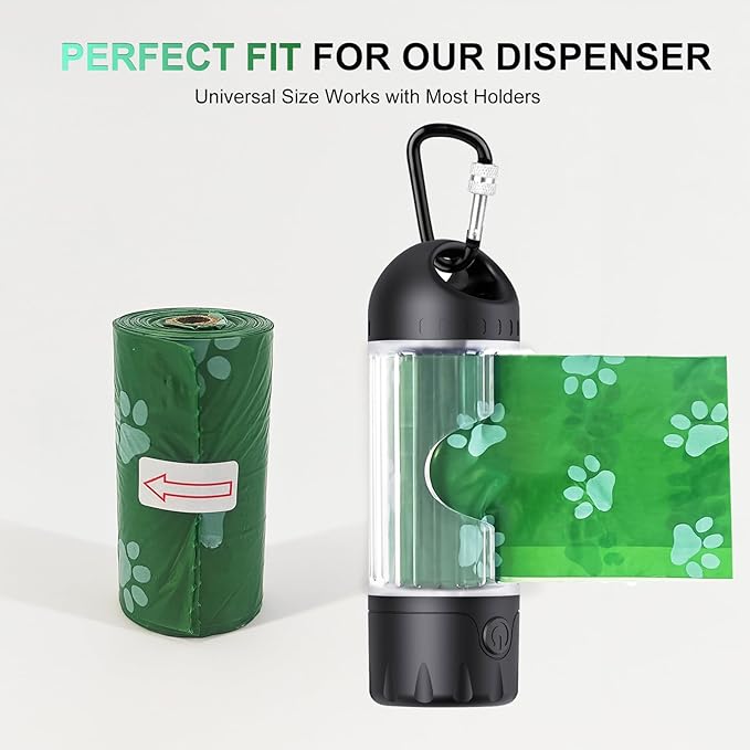 240Pcs Thick Dog Poop Bags Rolls, Leak-Proof Poop Bags for Dog and Cats Litter, 9x13 Inch Scented