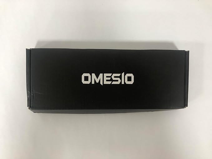 Omesio Neck Knife, 5.43" Neck Knife with Sheath and Necklace, Full Tang Small Fixed Blad Knife D2