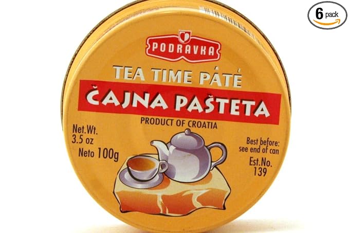 Tea Time Pate (Cajna Pasteta) - 3.5oz (Pack of 6)